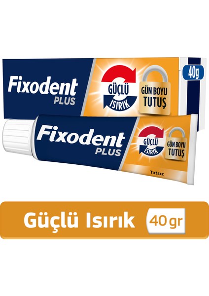Plus En İyi Tutuş Diş Protez Yapıştırıcı Krem 40 gr