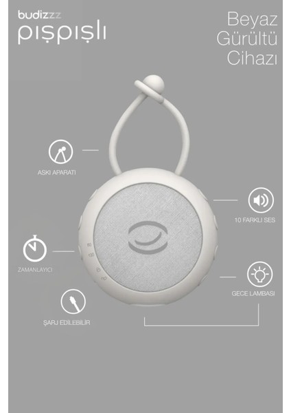 Uyku Arkadaşı - Beyaz Gürültü, Pışpış ve Ninnili Mavi Fularlı fırsatları