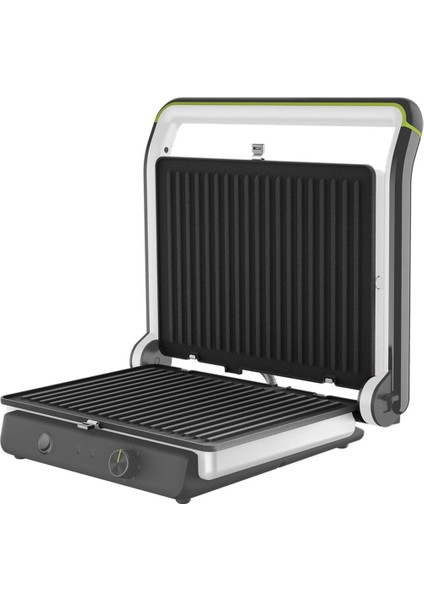 Beyaz Floral Tost Makinesi, Yağ Toplama Hazneli, Pratik ve Kullanışlı Seçenek