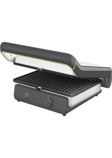 Beyaz Floral Tost Makinesi, Yağ Toplama Hazneli, Pratik ve Kullanışlı Seçenek fırsatları