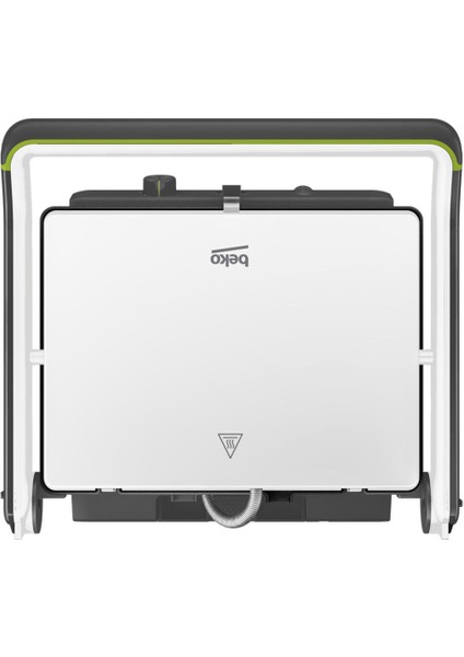 Beyaz Floral Tost Makinesi, Yağ Toplama Hazneli, Pratik ve Kullanışlı Seçenek