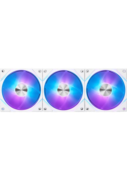 MPG EZ120 ARGB WHITE-3W KASA FANI