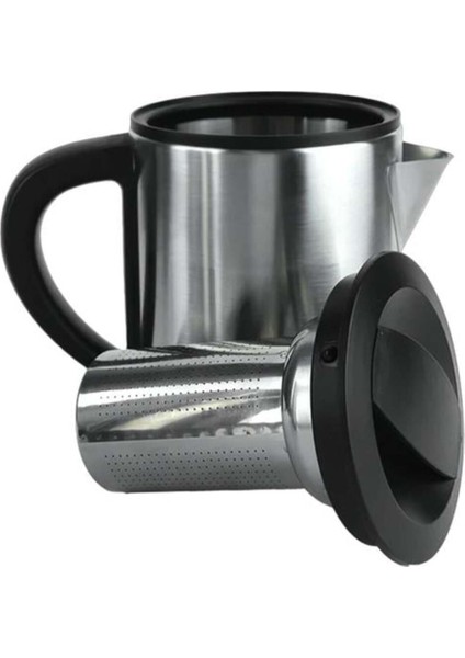 1800W 1.8-0.8l Çelik Hazneli Demlikli Çay Kettle Süzgeçli Inox, Renkli fiyatları