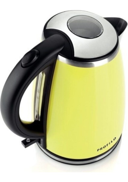 Paslanmaz Çelik 1700 ml Su Isıtıcı Kettle, Yeşil Renk fiyatları