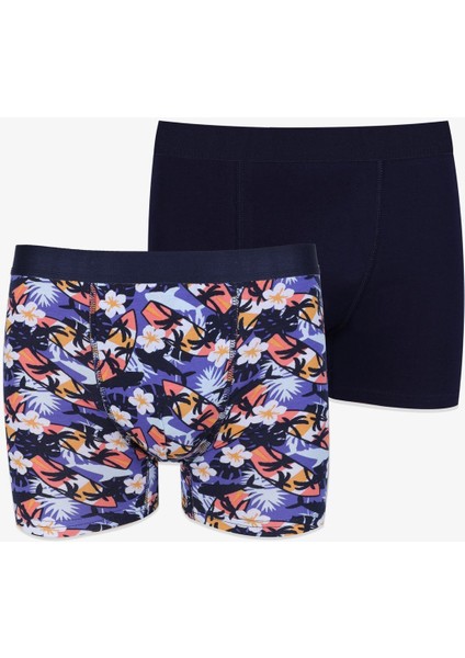 Erkek 2'li Pamuklu Likralı Boxer fırsatları