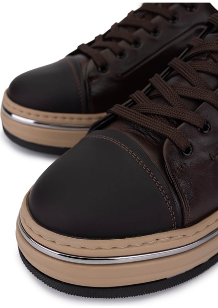 Erkek Hakiki Deri Sneakers & Spor Ayakkabı 381 21624 Erk Ayk Y25 Kahve Kmbn modelleri
