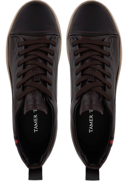 Erkek Hakiki Deri Sneakers & Spor Ayakkabı 381 21624 Erk Ayk Y25 Kahve Kmbn indirimleri