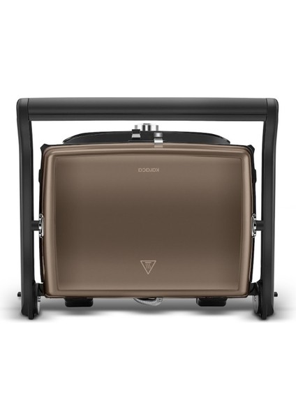 2400W Tost ve Izgara Makinesi, 6 Dilim, Walnut Brown, Şık ve Fonksiyonel Tasarım