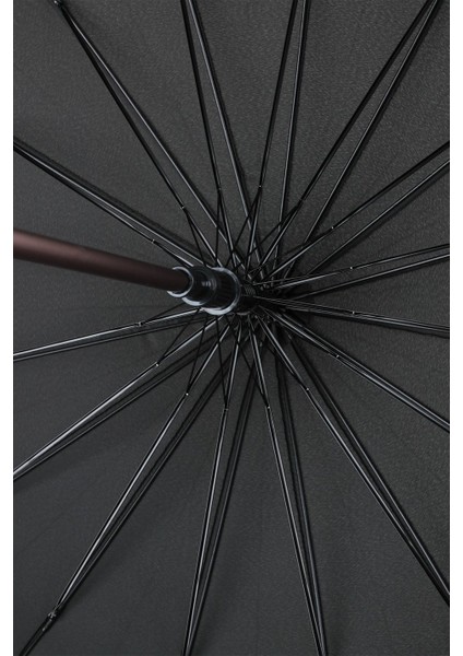 16 Telli Fiberglass Kırılmaz Rüzgar Korumalı Lüx Premium Şemsiye Kılıflı Şemsiye 100 cm Çaplı indirimleri