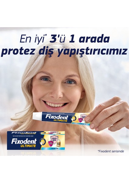 Professional Diş Protez Yapıştırıcı Krem 40 gr Hafif Nane Aromalı Güçlü Tutuş ve Diş Eti Koruması