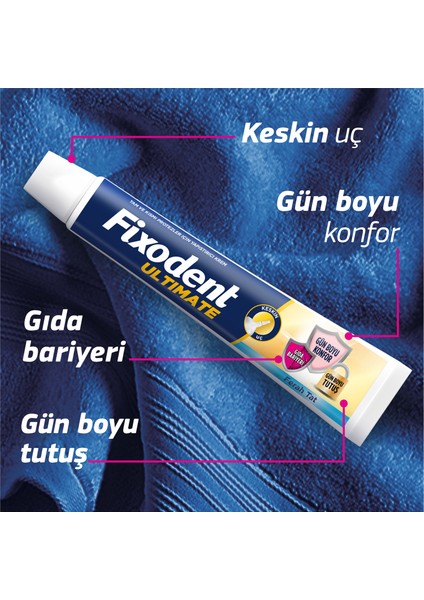 Professional Diş Protez Yapıştırıcı Krem 40 gr Hafif Nane Aromalı Güçlü Tutuş ve Diş Eti Koruması