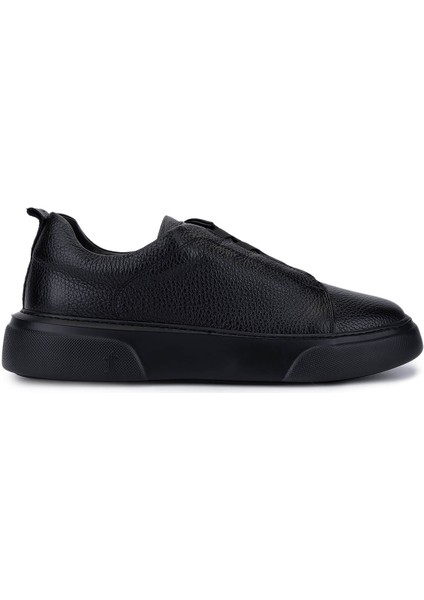 Erkek Hakiki Deri Siyah Sneakers & Spor Ayakkabı 965 2526 Erk Ayk Y25 Sıyah Fltr/syh