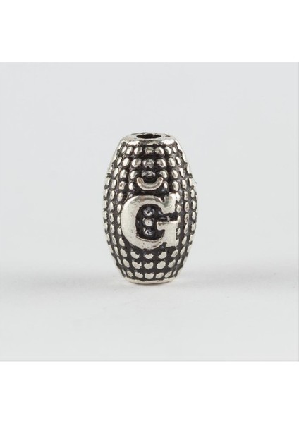 Allzey 8 mm Arpa Kesim Metal Harf Metal Tesbih Harfi -Ğ