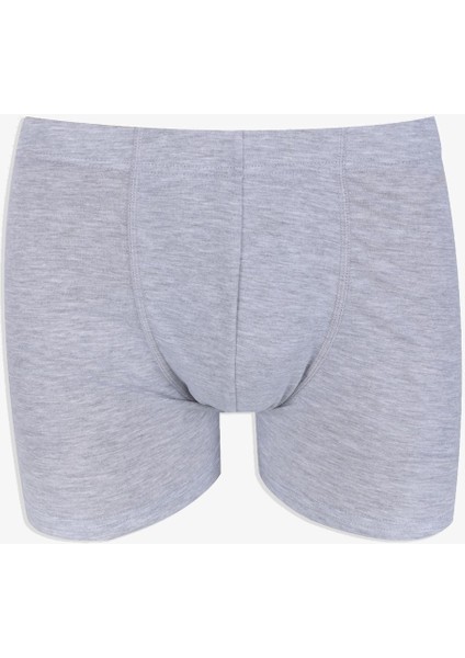 Erkek 2'li Pamuklu Likralı Lastikli Boxer