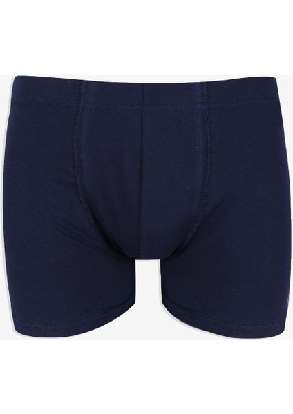 Erkek 2'li Pamuklu Likralı Lastikli Boxer