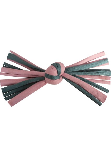 Kedi Oyuncağı Düğümlü Ip 2 cm - 16 cm Pembe-Mavi - Lisinya