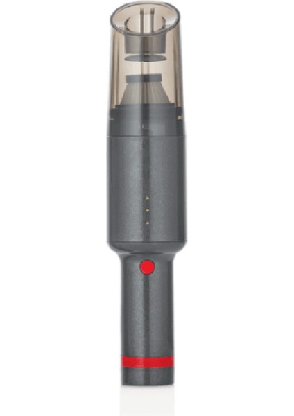 Gri Renkli Kablosuz El Süpürgesi, Hafif ve Güçlü Temizlik Aracı