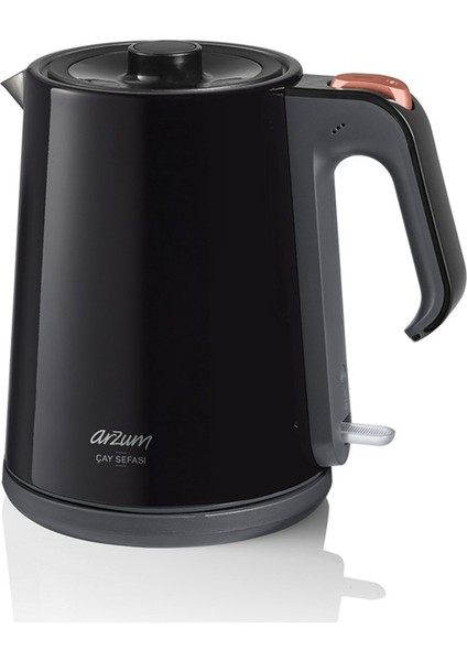 Pratik Çelik Çay Makinesi 1650W Siyah, Hızlı ve Güçlü Demleme Keyfi fiyatları