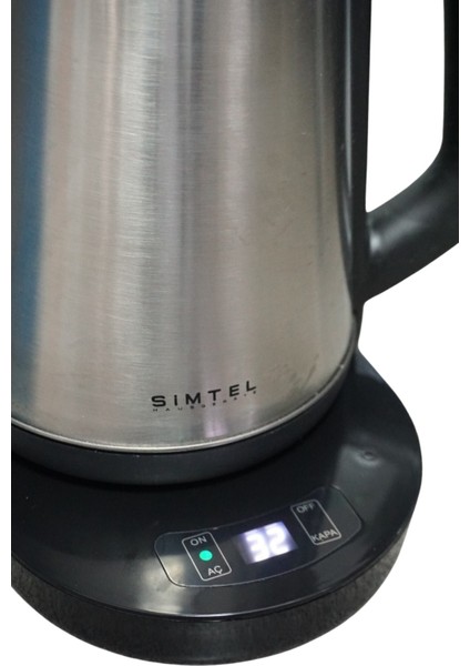 Gri Dijital Göstergeli Çay Makinesi, Pratik ve Şık Tasarım modelleri