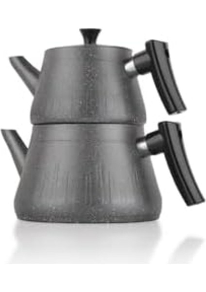 Gri 3 Parça Çaydanlık Takımı, Şık ve Kullanışlı Ev Aksesuarı fiyatları