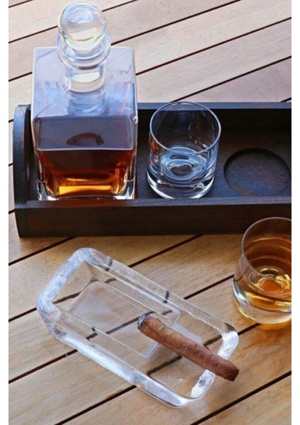 Büyük Ağır Cam Puro Küllük 25020 1 Adet fırsatları