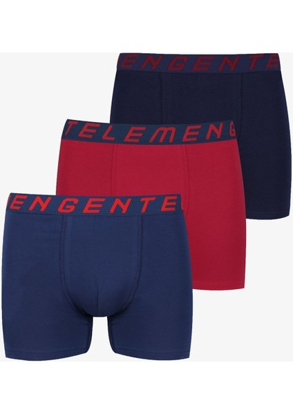 Erkek 3'lü Pamuklu Likralı Boxer indirimleri