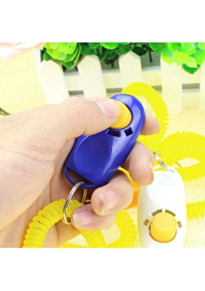 Köpek Eğitimi Clicker Kolay Eğitim İçin Renkli Plastik Malzeme ile Tasarlandı
