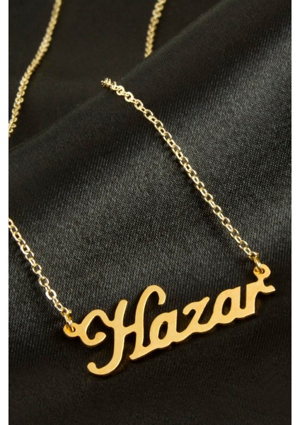 Allzey Hazar Isimli Kolye -Sarı