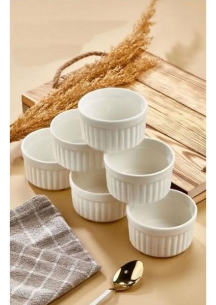 Sufle Kabı 6 Lı Porselen CKR4036 fırsatları