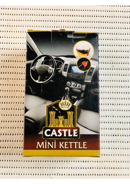 Yeşil Castle Mini Kettle, Şık ve Pratik Küçük Elektrikli Su Isıtıcısı