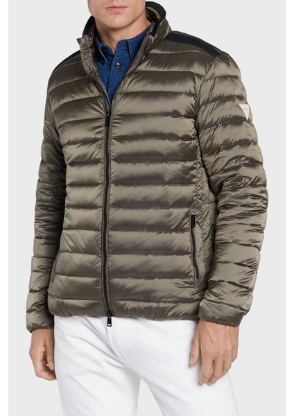 Light Kapitoneli Regular Fit Kuş Tüyü Dolgulu Şişme Mont M1RL47WDQ50 Erkek Mont M1RL47 WDQ50 G1CA