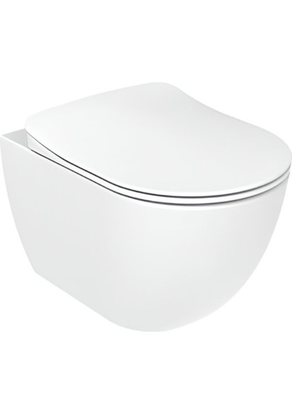 Free Mat Beyaz Kanalsız Asma Klozet FE322, Creavit Duck Duroplast Yavaş Kapak indirimleri