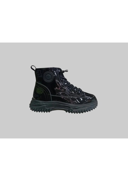 25K310-13 Kadın Spor Bot Siyah Rugan