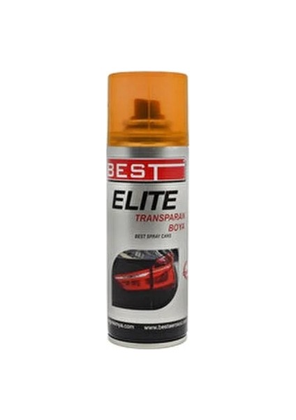 Elite Transparan Far Boyası Turuncu 200 ml UV Koruma fiyatları