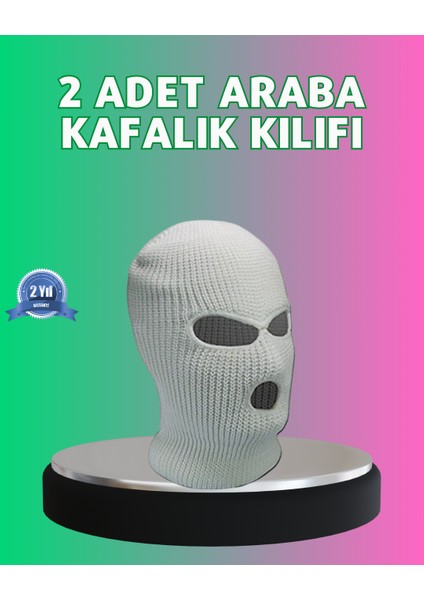 Zeroshop Kolay Takılan Araba Başlık Kılıfı 2’li Uyumlu Koruyucu