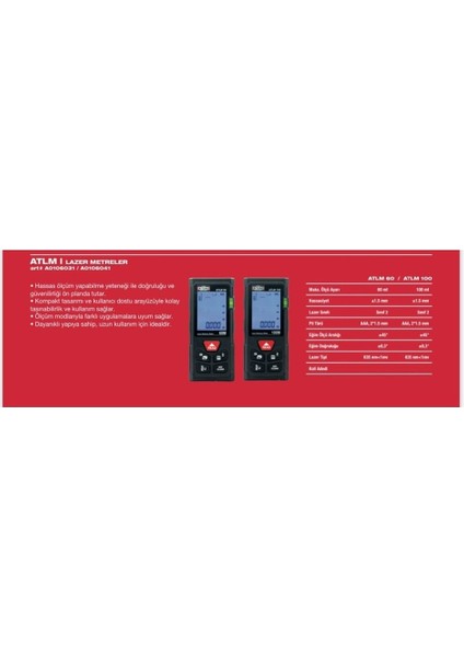 Atlm 100 Lazer Metre 100 Metre fırsatları