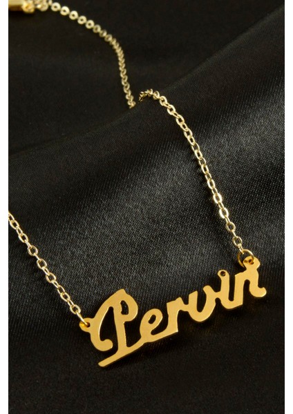 Allzey Pervin Isimli Kolye -Sarı