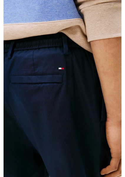 Streç Pamuklu Tapered Fit Normal Bel Düz Paça Pantolon Erkek Pantolon MW0MW39702 Dw5 fırsatları