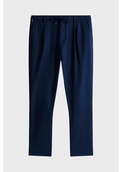 Streç Pamuklu Tapered Fit Normal Bel Düz Paça Pantolon Erkek Pantolon MW0MW39702 Dw5 indirimleri