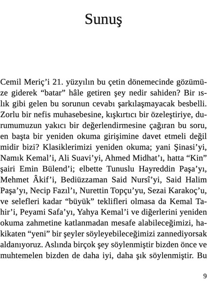 Cemil Meriç Konuşuyor (Ciltli) - Mustafa Armağan