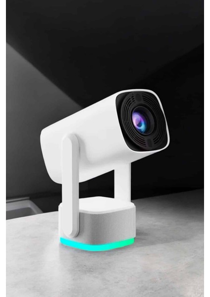 Zeroshop Şarjlı Projeksiyon Oyun Sinema Projektörü 4K Hd Görüntü Kaliteli fırsatları