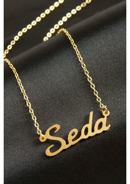 Allzey Seda Isimli Kolye -Sarı