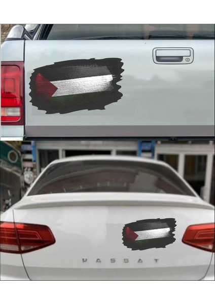 Filistin Bayrağı - Palestine - Araba - Oto - Motosiklet - Karavan Sticker 02510 modelleri