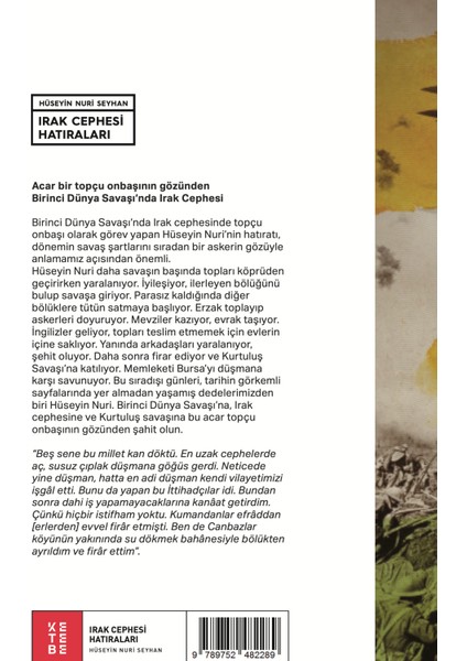 Irak Cephesi Hatıraları (Ciltli) - Hüseyin Nuri Seyhan fiyatları