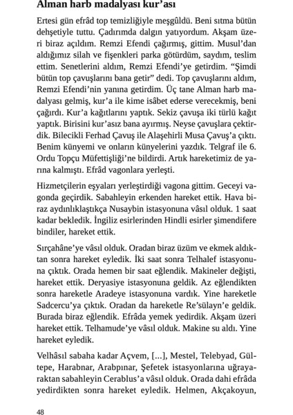 Irak Cephesi Hatıraları (Ciltli) - Hüseyin Nuri Seyhan modelleri