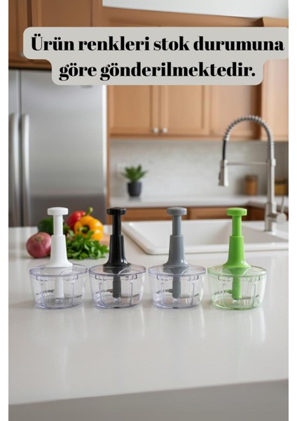 Renkli El Rondosu, Sebze ve Meyve Doğrayıcı, 2,5 L, 2 Parça, Pratik ve Şık modelleri