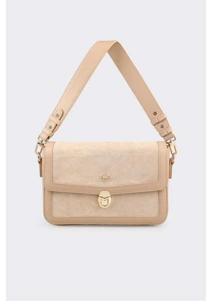 Bej Kadın Omuz Çantası