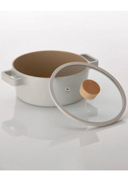 Fika Alüminyum Döküm Tencere Cam Kapaklı 18cm D-NEOF18C