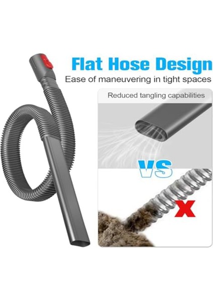 Dyson V11 V10 V15 V12 V8 V7 V6 Elektrikli Süpürge Için Esnek Dar Alan Temizleme Aparatı, Kurutma Makinesi Izlerini Temizlemek Için Mükemmel (Yurt Dışından) fırsatları