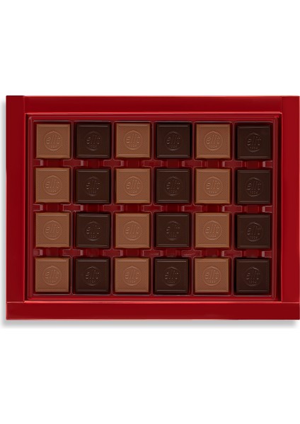 Sütlü ve Bitter Madlen Çikolata Bordo Kutu 430g Glutensiz fiyatları